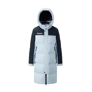 千仞岗2026年冬季羽绒服长款95鸭绒男女同款加厚保暖外套撞色上衣
