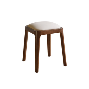 实木凳子餐凳家用椅子板凳可叠放圆凳软包凳伴读凳梳妆凳简约方凳