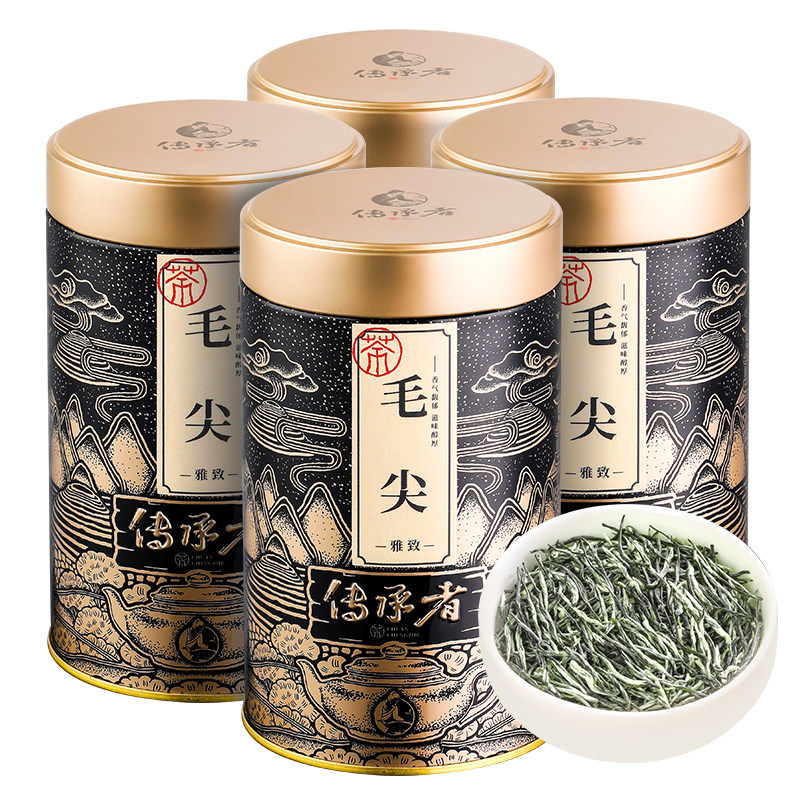 【传承者】2026新茶信阳原产毛尖特级茶叶明前头采嫩芽尖绿茶500g