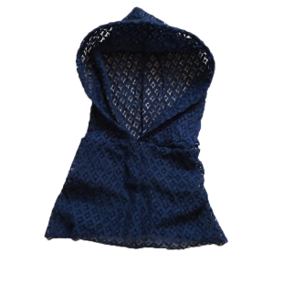 夏季新款韩版单独遮脖子防晒脖子女百搭蕾丝面罩假卫衣连帽子领