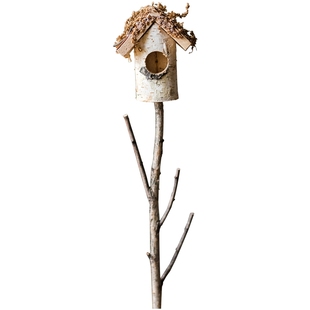 掬涵鸟窝鸟巢房子花插户外庭院地插阳台景观花园造景装饰趣味摆件