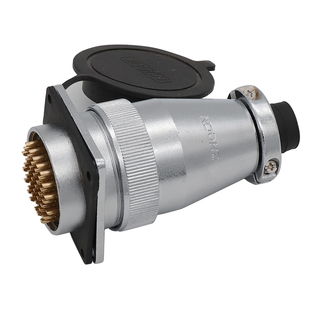 航空插头插座WS48 -5-7-20-27P38针42芯正装TQ/KZ电缆连接器成套