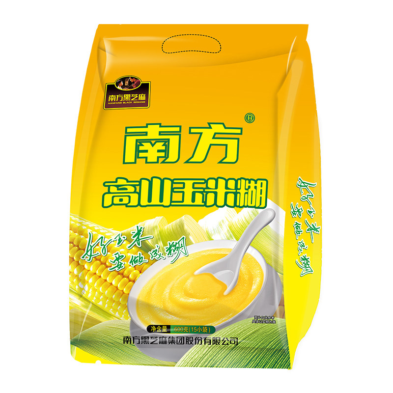 南方高山玉米糊速食粥600g小包袋装即食冲饮冲调营养粗粮代早餐粉