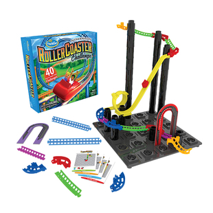 ThinkFun挑战过山车搭建拼装专注力STEAM儿童6岁+益智桌游玩具
