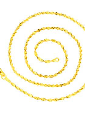 女士时尚个性风饰品颈链仿真黄金