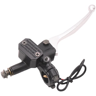 电动车上泵电瓶车刹车泵摩托车通用前后刹上泵左右碟刹上泵刹把8m