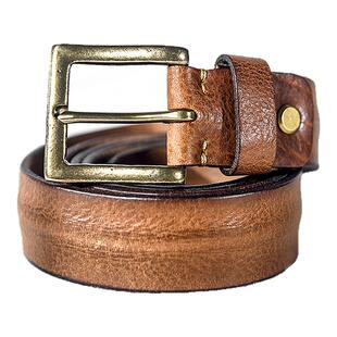 纯牛皮复古皮带阿美咔叽植鞣牛皮牛仔裤真皮腰带针扣男士手工裤带