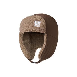 伯希和户外儿童雷锋帽女童加厚风雪帽羊羔绒加大护耳滑雪保暖帽男