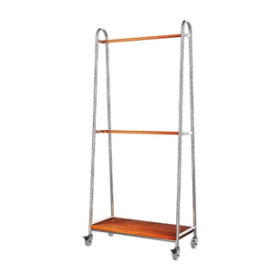 中古风衣架落地卧室家用挂衣架实木次净晾衣帽架隔夜衣服架置物架