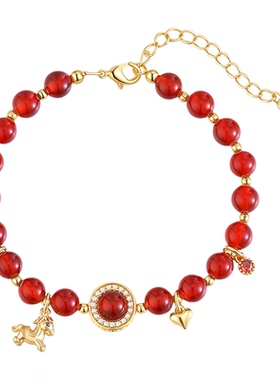 AJIDOU阿吉豆国风串珠手链女款