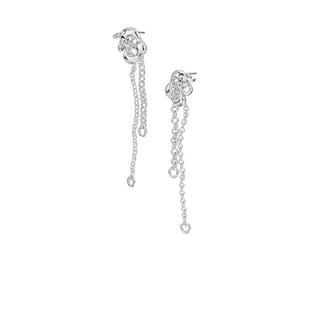 Mistova 原创设计师首饰轻奢情人节限定款心型情侣朋克心链环耳钉