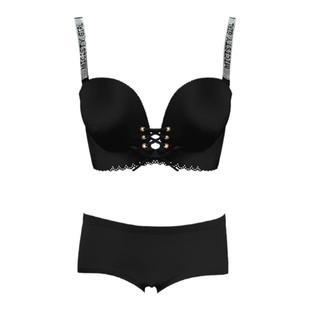 MICISTY/密汐皙迪魔力款星系无肩带内衣女软钢圈文胸夏季薄款小胸