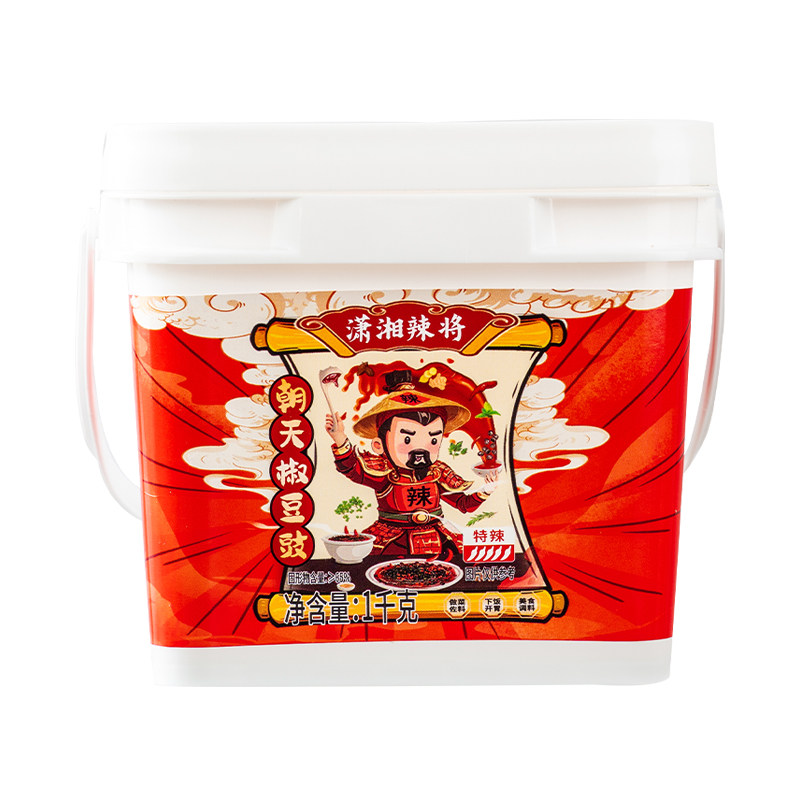 朝天椒豆豉1kg辣椒酱炒菜下饭菜