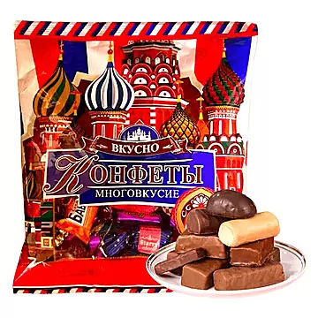 500g巧克力混合糖果紫皮糖