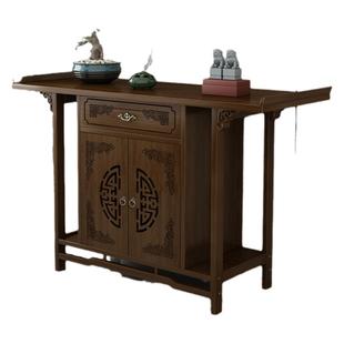 供桌佛台家用实木中式贡桌条案供台神台佛桌香案供奉菩萨财神佛龛