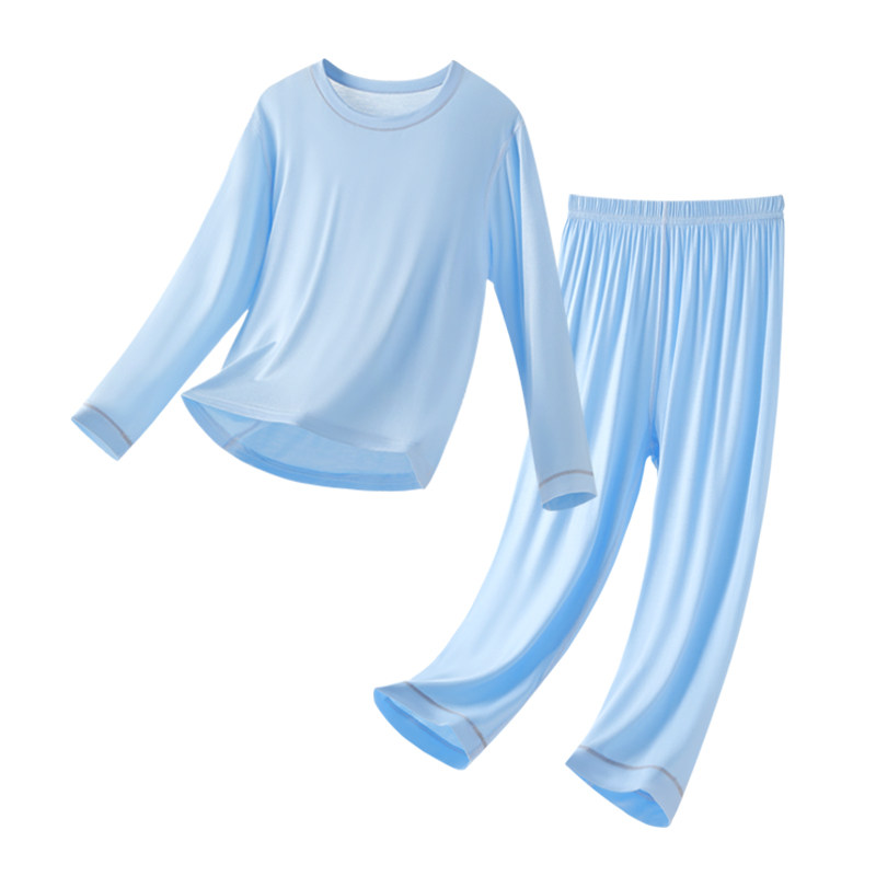 儿童睡衣优可丝夏款2026新款空调服男女童夏季宝宝薄款抑菌家居服