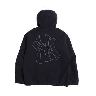 MLB夹克外套情侣26春季新款NY背标防风防水连帽冲锋衣3AWJB0361