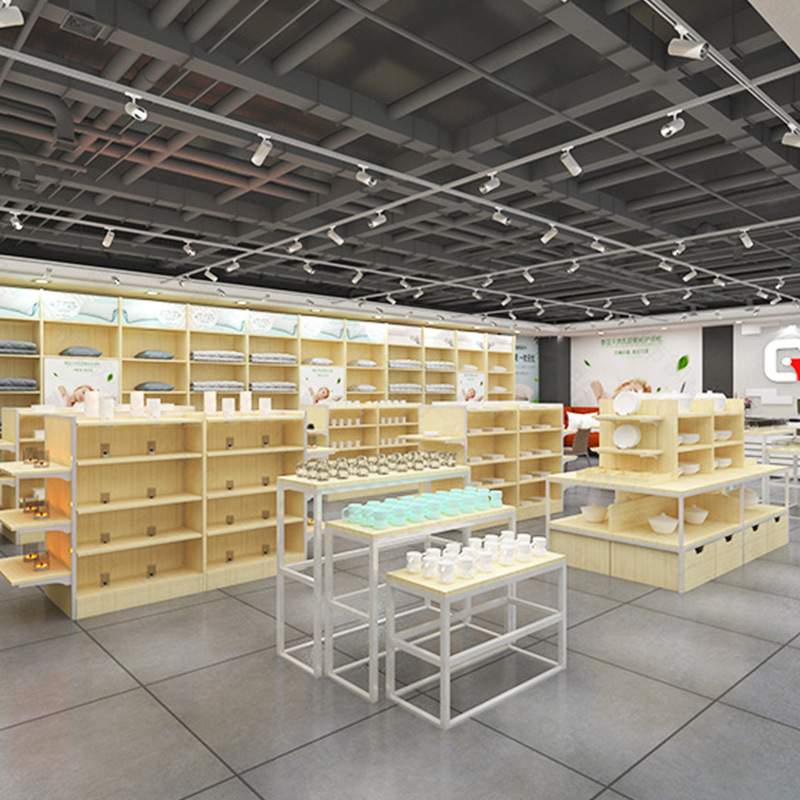广州厂家定制电器货架 家居用品店精品百货展示柜 展厅样板置物架