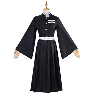 鬼灭之刃cos服时透无一郎全套动漫木屐鬼杀队队服霞柱cosplay女装