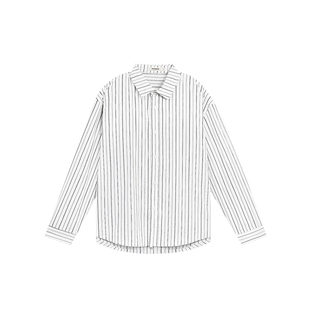 【烫钻工艺】BODYDREAM挺括量感衬衫男宽松条纹外套长袖休闲衬衣