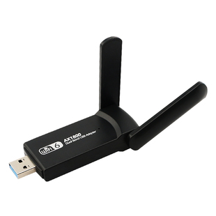 GRIS WIFI6千兆USB3.0无线网卡Mediatek联发科MT7921雷凌免驱动1800Mbps双频AX台式机电脑5G接收器天线笔记本