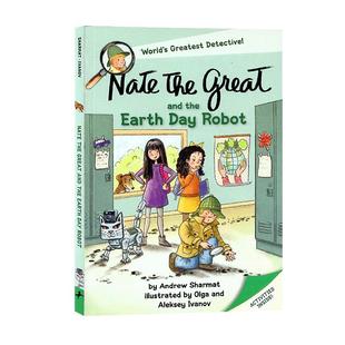 大侦探内特之地球日机器人 Nate the Great and the Earth Day Robot 英文原版 汪培珽书单 蓝思 (Lexile) 阅读分级 530L
