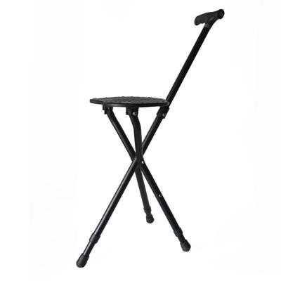 老人拐杖凳子多功能四脚拐棍