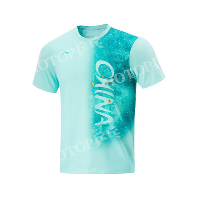 李宁乒乓球服王曼昱同款文化衫