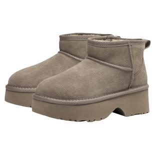 KISSCAT接吻猫新款舒适保暖面包鞋防滑增高时尚厚底雪地靴女