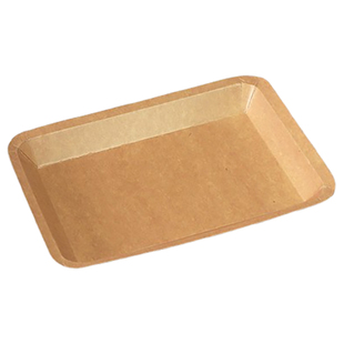 牛皮纸托盘一次性牛皮纸烧烤盘纸盘食品打包盒炸鸡块盒船盒敞口盒