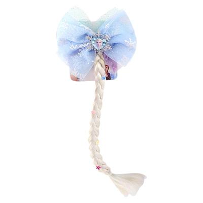 迪士尼小女孩马尾辫公主风发夹