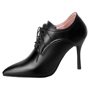 外贸款特大码女鞋41一45黑色42超高跟单靴子43细跟及裸靴44马丁靴