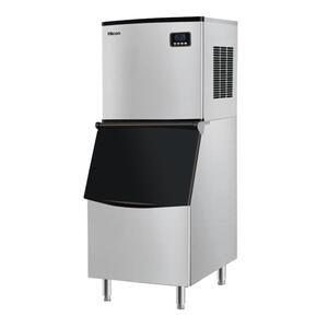 Hicon惠康分体式制冰机商用奶茶店250KG/300KG大型自动冰块制作机