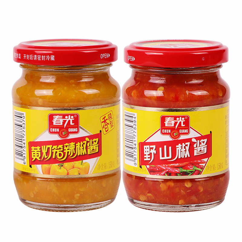 春光黄灯笼辣椒酱香辣特辣型海南辣椒酱