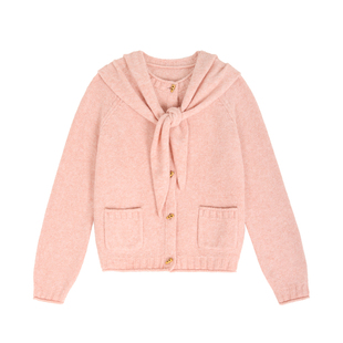 「MISAZ」本期推荐！Get Lucky！三色可选幸运口袋粗针牛角扣毛衣