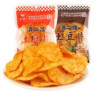 滇二娃麻辣土豆片马铃薯薯片零食