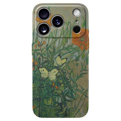 适用苹果手机壳油画个性高级感