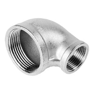 304不锈钢变径弯头90度大小头螺纹水管变径丝扣异径弯头水暖接头