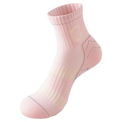 女士运动袜子跑步减震毛巾底
