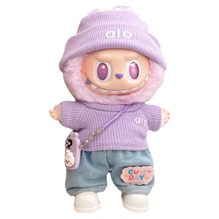 仅娃衣Labubu3.0一二三代3代17cm前方高能幸运忠诚服装拉布布衣服