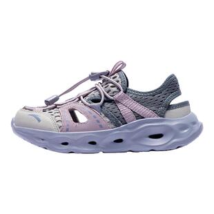 安踏儿童女小童凉鞋溯溪沙滩鞋2026年夏季新款防滑包头运动凉鞋潮