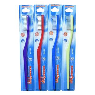 上海新长命牙刷801超特硬毛成人款男士家用去烟渍牙渍黄专用老人