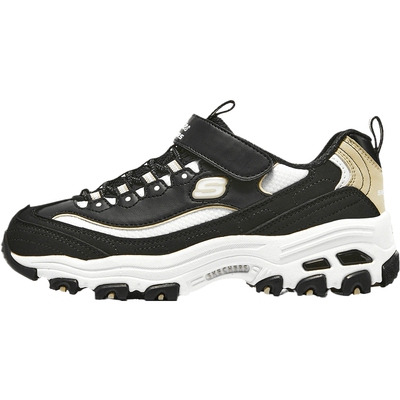 SKECHERS斯凯奇大童GIRLS DLITES运动休闲鞋302526L-BKNT