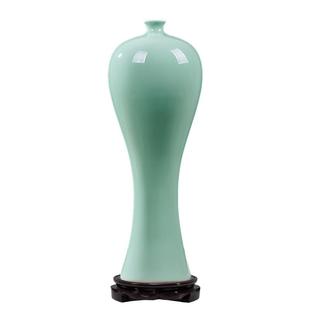 景德镇颜色釉美人瓶青花瓷梅瓶陶瓷器花瓶新中式装饰客厅桌面摆件