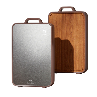 OzawaBear/小泽熊100%纯钛进口乌檀木菜板防霉抗菌家用砧板粘案板