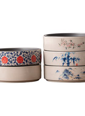 陶瓷茶盘茶托家用办公壶承储水式功夫茶具托盘建水盘小型干泡茶台