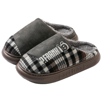 大嘴猴半包跟保暖室内棉拖鞋