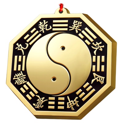 铜八卦镜家用门口挂件凸镜凹镜阴阳鱼太极镜镇窗户店铺宅九宫阳台
