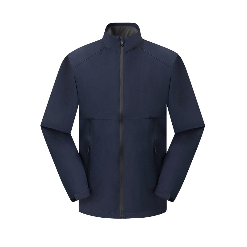 防水工作服风衣外套定制印logo企业4S店团体服抗静电冲锋衣夹克男