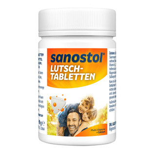 德国Sanostol进口儿童钙片多种维生素BC咀嚼片补钙青少年维生素D3